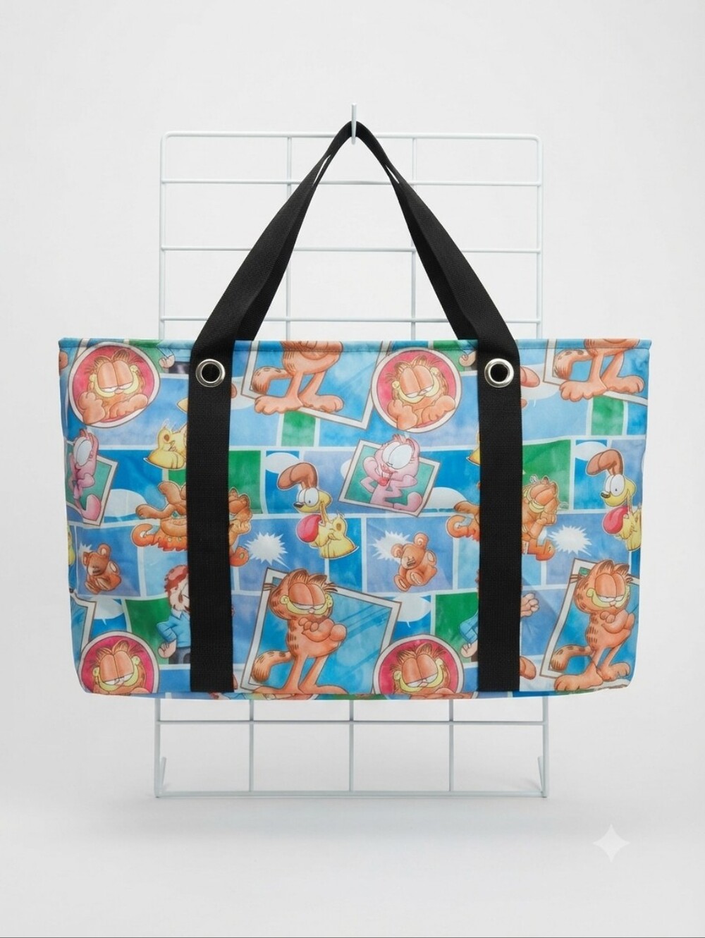Collapsible Tote Bag: LASAGNA CAT